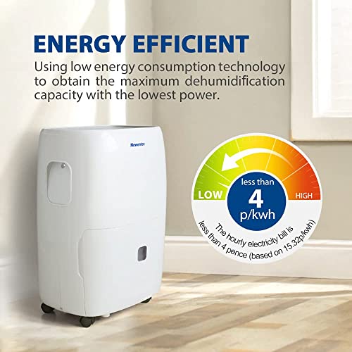 Newentor Low Energy Dehumidifier 25L/24H 330W