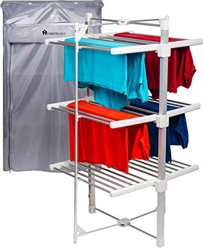 Homefront Electric Heated Clothes Airer Dryer Rack Indoor Deluxe Eco Dry