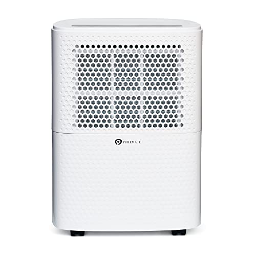 PureMate 12L/Day Dehumidifier with Air Purifier, Digital Humidity Display