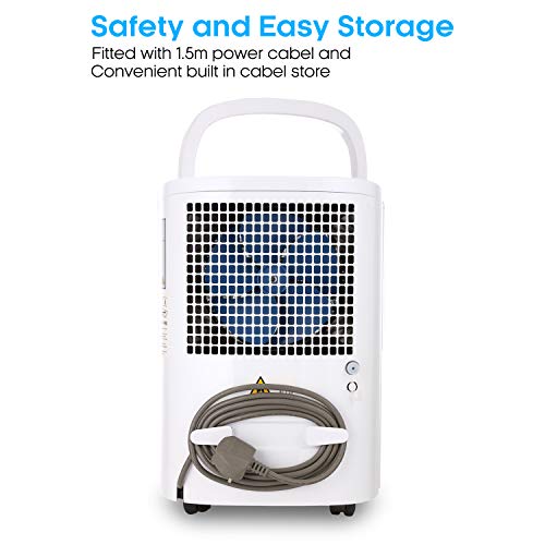 PureMate 12L/Day Dehumidifier with Air Purifier, Digital Humidity Display