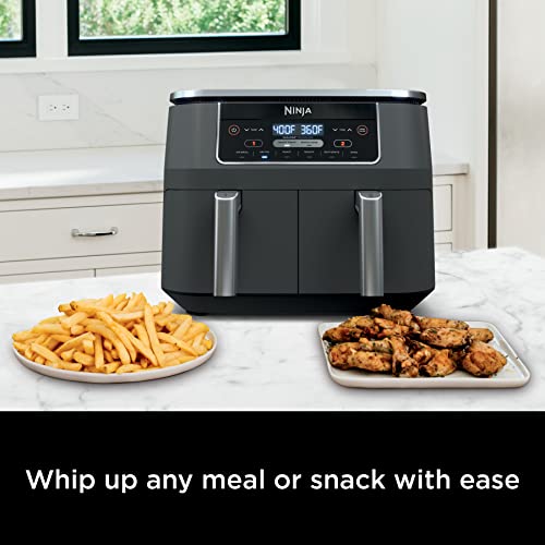 Ninja DZ201 Foodi 6-in-1 2-Basket Air Fryer with DualZone Technology