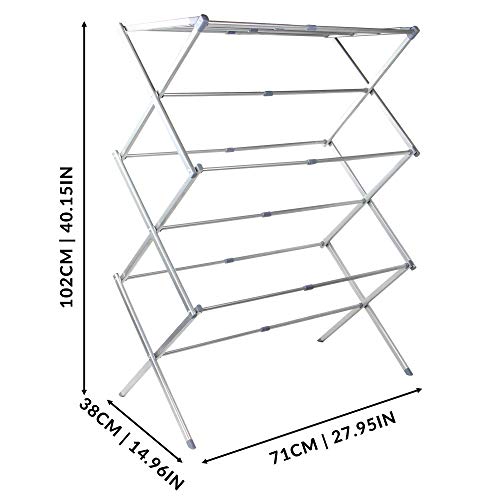 Expandable Folding Clothes Airer