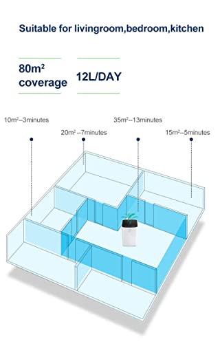 Hometronix 12L Dehumidifier for Mould Moisture Damp Extraction