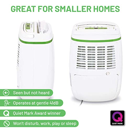 Meaco 12L Low Energy Dehumidifier and Air Purifier 2 in 1- Quiet Dehumidifier For Flats