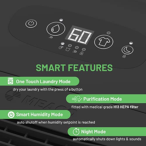 MeacoDry Arete® One 25L Dual Dehumidifier & HEPA Air Purifier