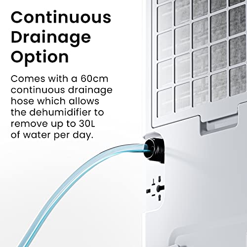 Pro Breeze® 30L/Day Dehumidifier - Smart Compressor Dehumidifier