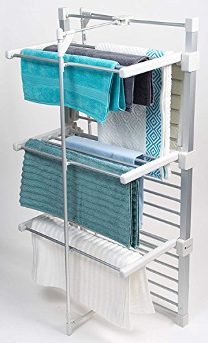 Homefront Electric Heated Clothes Airer Dryer Rack Indoor Deluxe Eco Dry