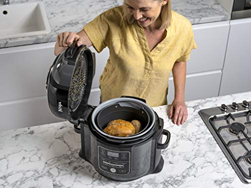 Ninja Foodi MAX Multi-Cooker [OP450UK], 7-in-1, 7.5L, Electric Pressure Cooker and Air Fryer