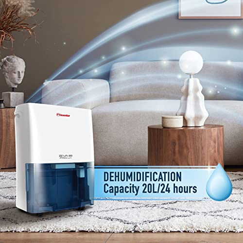 20L/Day Inventor Dehumidifier EVA ION PRO with Digital Humidity Display